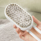 3‑in‑1 Electric Steam Pet Grooming Brush